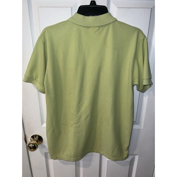 LACOSTE Polo Shirt Mens M Sz 5 Made in France Golf 100% Cotton Green Preppy READ - Picture 10 of 12